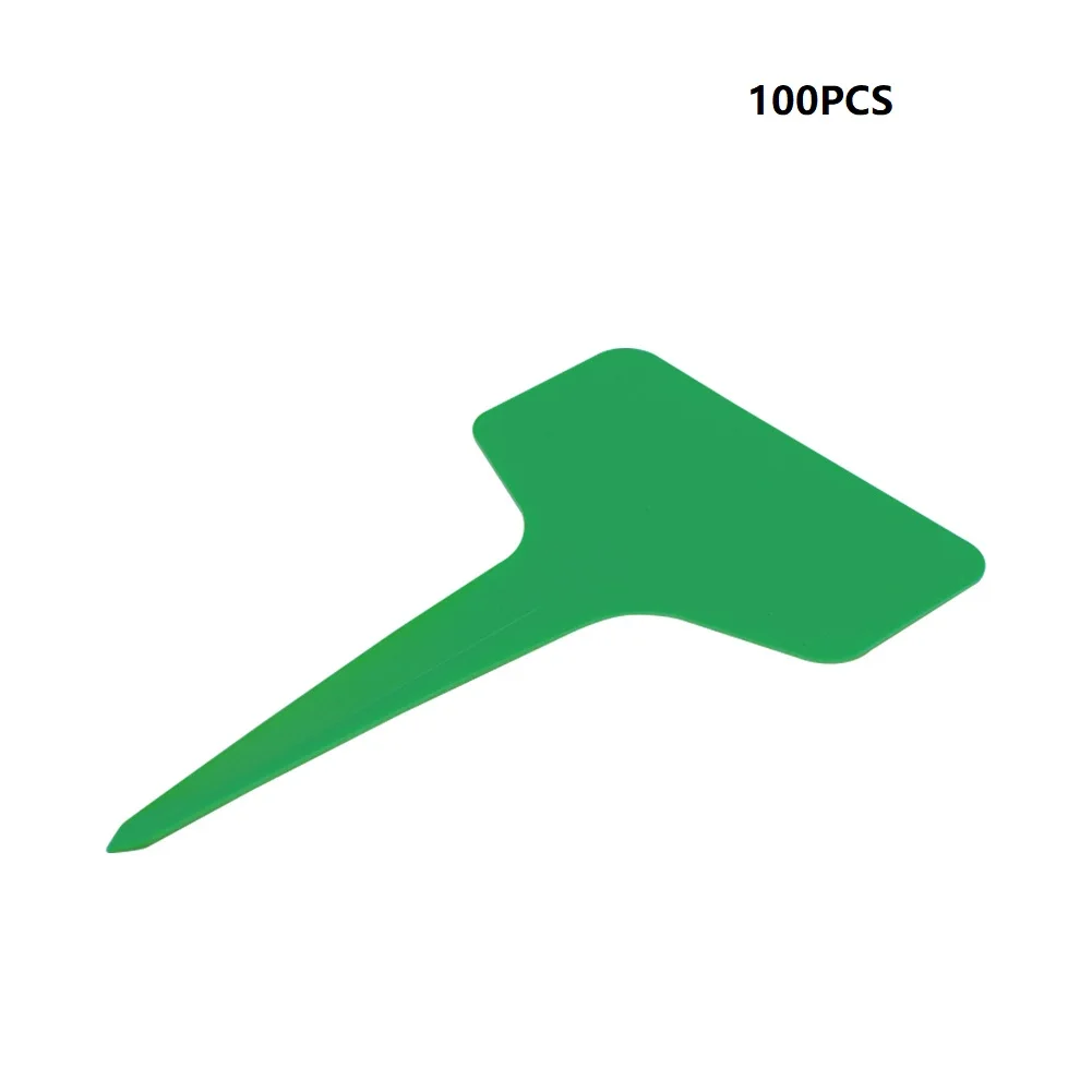 B-100pcs бирки для растений дерево фрукты рассада сад цветок детская этикетки для горшков пластиковая Марка многоразовые ПВХ растения подвесной знак садовый инструмент