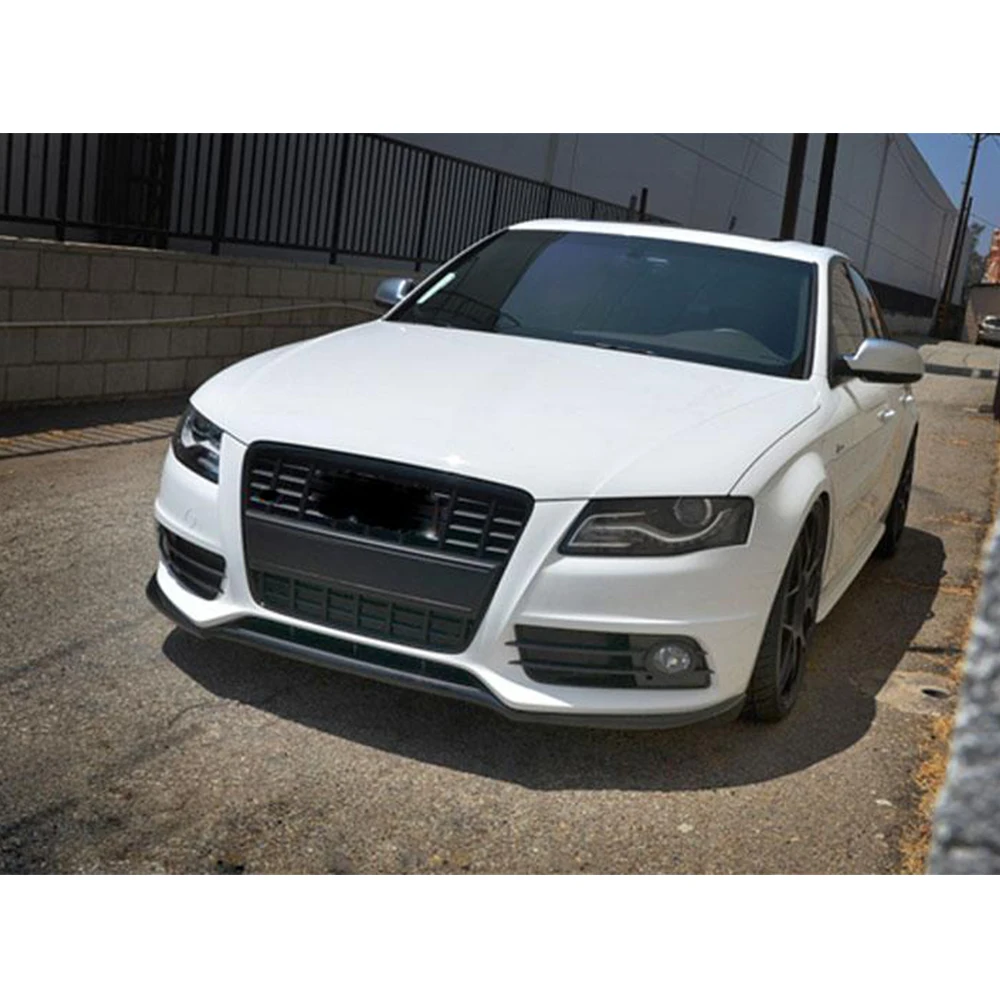 ФАП черный Праймер передний бампер спойлер разветвители для Audi A4 B8 Sline S4 Sedan 4