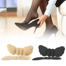 1 пара стелек с каблуком-бабочкой, наклейки для обуви на пятки, стельки для обуви, подушечки для пятки, уход за ногами, защита от истирания, удерживающие пятки