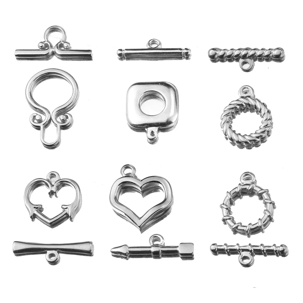 Connectors Bracelets Stainless Steel Clasps Bracelets Stainless Steel