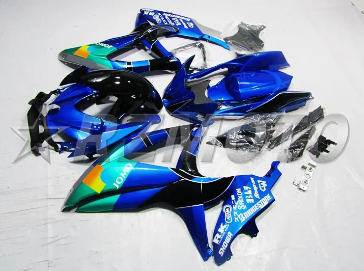 Литье под давлением) ABS обтекатель наборы подходят для Suzuki GSXR-600 GSXR-750 K8 2008 2009 2010 Обтекатели набор хороший JOMO