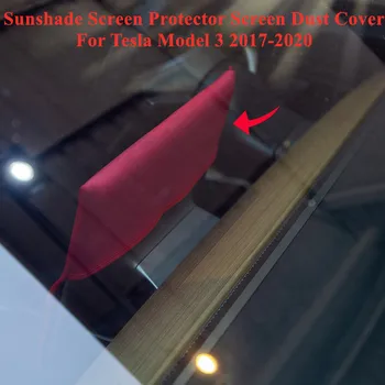 

Sunshade Car Screen Protector Screen Dust Cover Black Without Letter Sleeve For Tesla Model 3 2017 2018 2019 2020