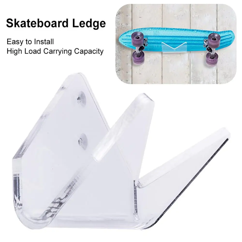 Scooter Rack Hanging Universal Durable Skateboard Hanger Longboard Display Acrylic Easy Install