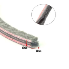 

6m x 5mm x 8mm sliding door window gap brush seal dustproof strip weatherstrip draught excluder