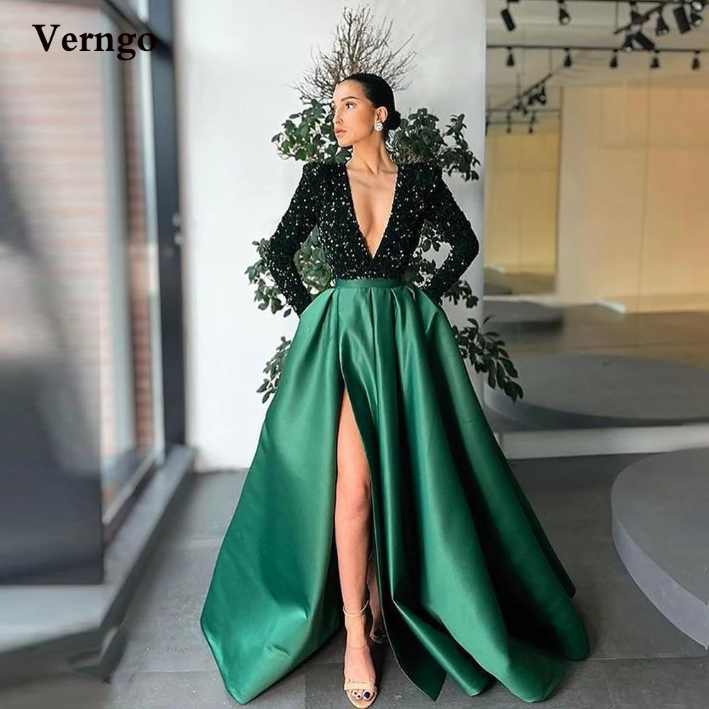 Verngo Sparkly Dark Green/burgundy/red 