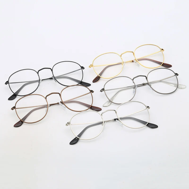 Женские очки брендовые дизайнерские Овальные маленькие сплав оправа для очков