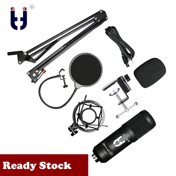 

Condenser Professional Studio Computer Microphone USB Metal Recording Microphone For MAC Or Windows Laptop Recording YouTube