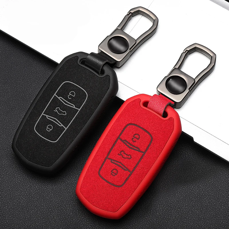 ТПУ+ замша флип меховой автомобильный чехол для ключей чехол для Geely Emgrand GS Bo Yue GL Borui S1 Vision X3 X6 Bin Yue Bin Rui Автомобильный ключ