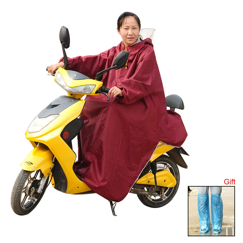 Full Protection Adult Oxford Cloth Raincoat with cap Electric Bicycle Motorcycle Outdoor Riding | Безопасность и защита