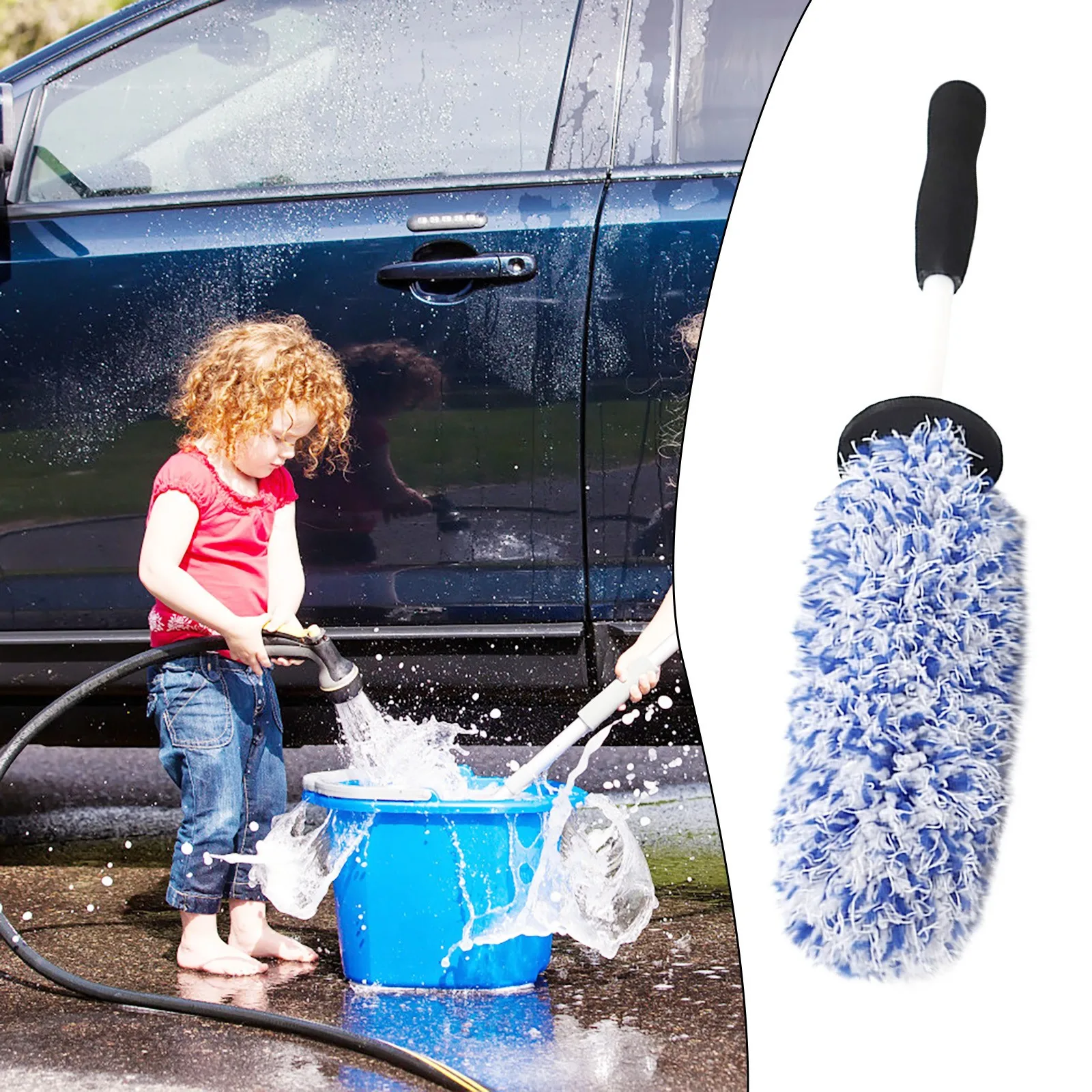 Rim Brush Alloy Rims, Soft Microfibre Rims Brush For Particularly G