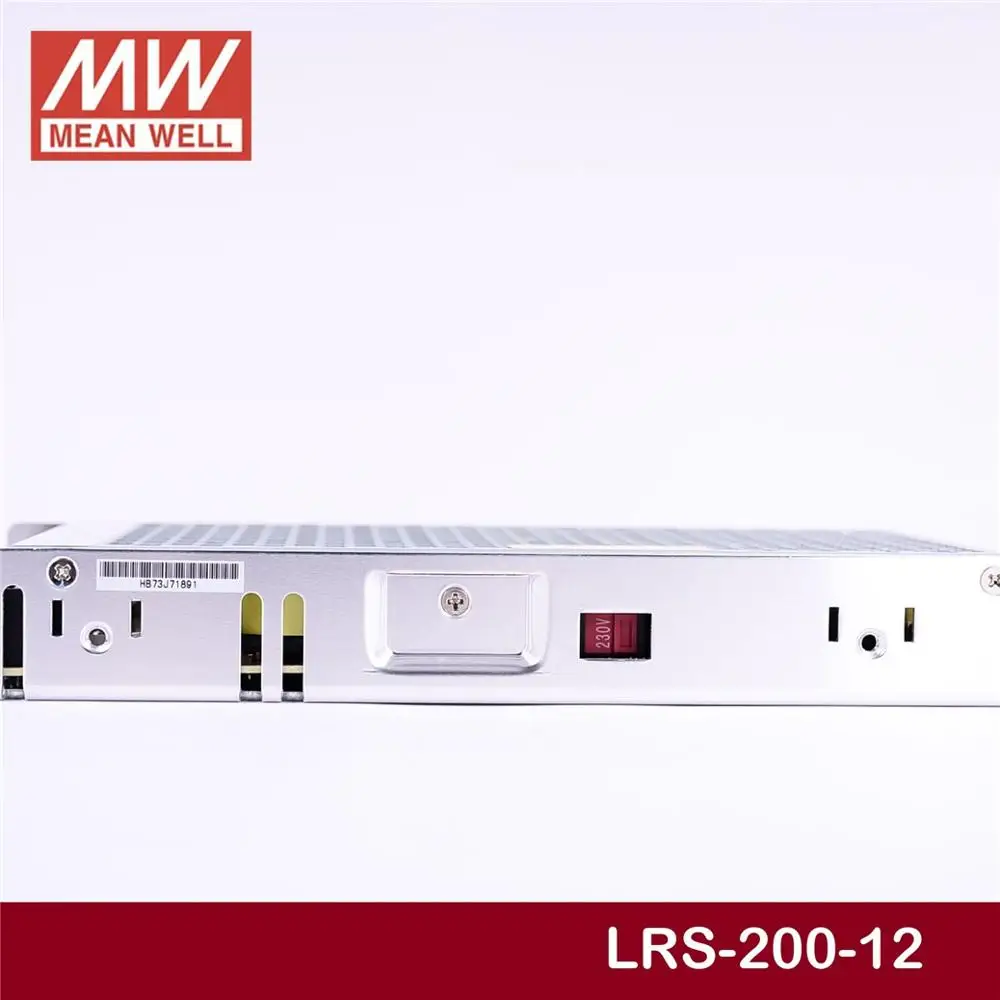 Цена товара MEAN WELL! LRS-200-12 12V 17A meanwell LRS-200 204W один Выход переключение Питание