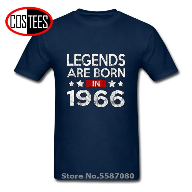 Vintage Legenda Lahir Di 1966 T Shirt 
