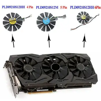 

87 MM For ASUS Strix GTX 980ti GTX 1060 1080 1070 480 Fan 1080ti RX Cooling GTX FURY Graphics DC3 4G RADEON Card 580 R9 Y6H6