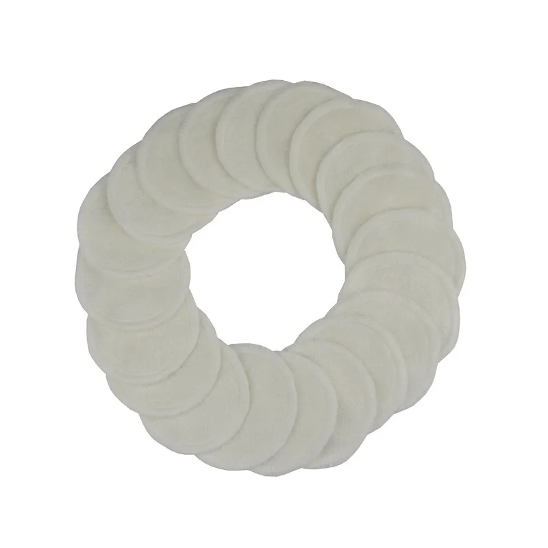 5 шт./лот многоразовые ватные прокладки для снятия макияжа лица двухслойные