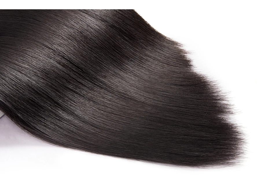 [HJ Weave beauty] волосы OneCut "-40" P перуанские прямые пучки волос девственные необработанные волосы для наращивания натуральный цвет
