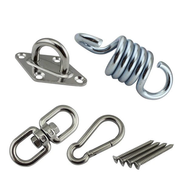 Hammock Hanging Kit Swivel Hook Stainless Steel Heavy Duty Perfect