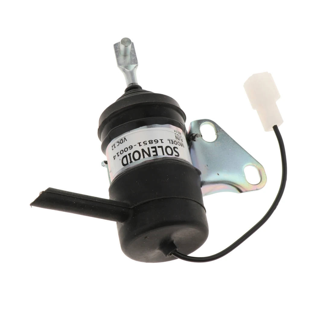 Great Fuel Shut Off Solenoid For Kubota Tractor Excavator RTV 16851-60014