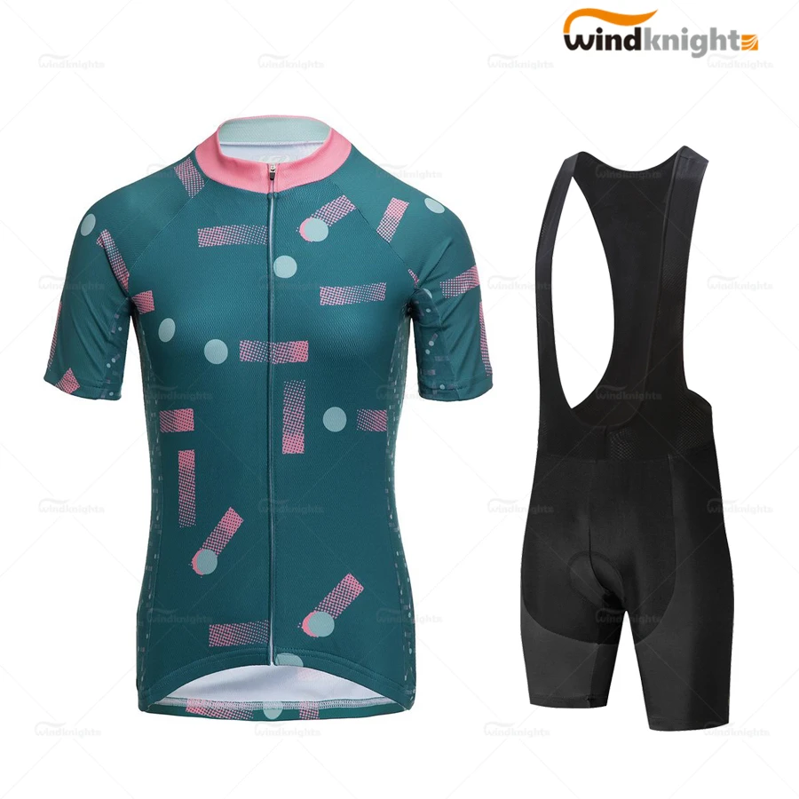 

Women's Summer cycling jersey set women ropa ciclismo mujer MTB Female Biking Wear triathlon jersey Set Breathable Anti-UV