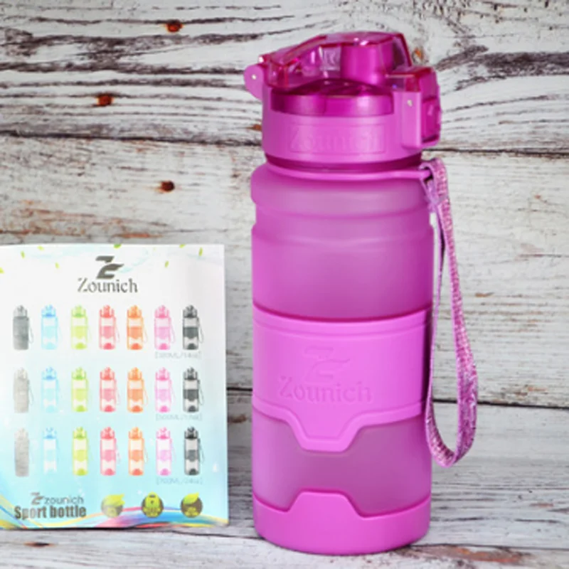 500ml700ML портативная Спортивная походная велосипедная дорожная пластиковая бутылка для сока воды модные бутылки большой емкости термостойкая бутылка