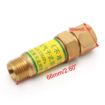 

Flashback Arrestor M16x1.5 Oxygen Acetylene Check Valve For Pressure Reducer Cutting Torch Welding Nozzles