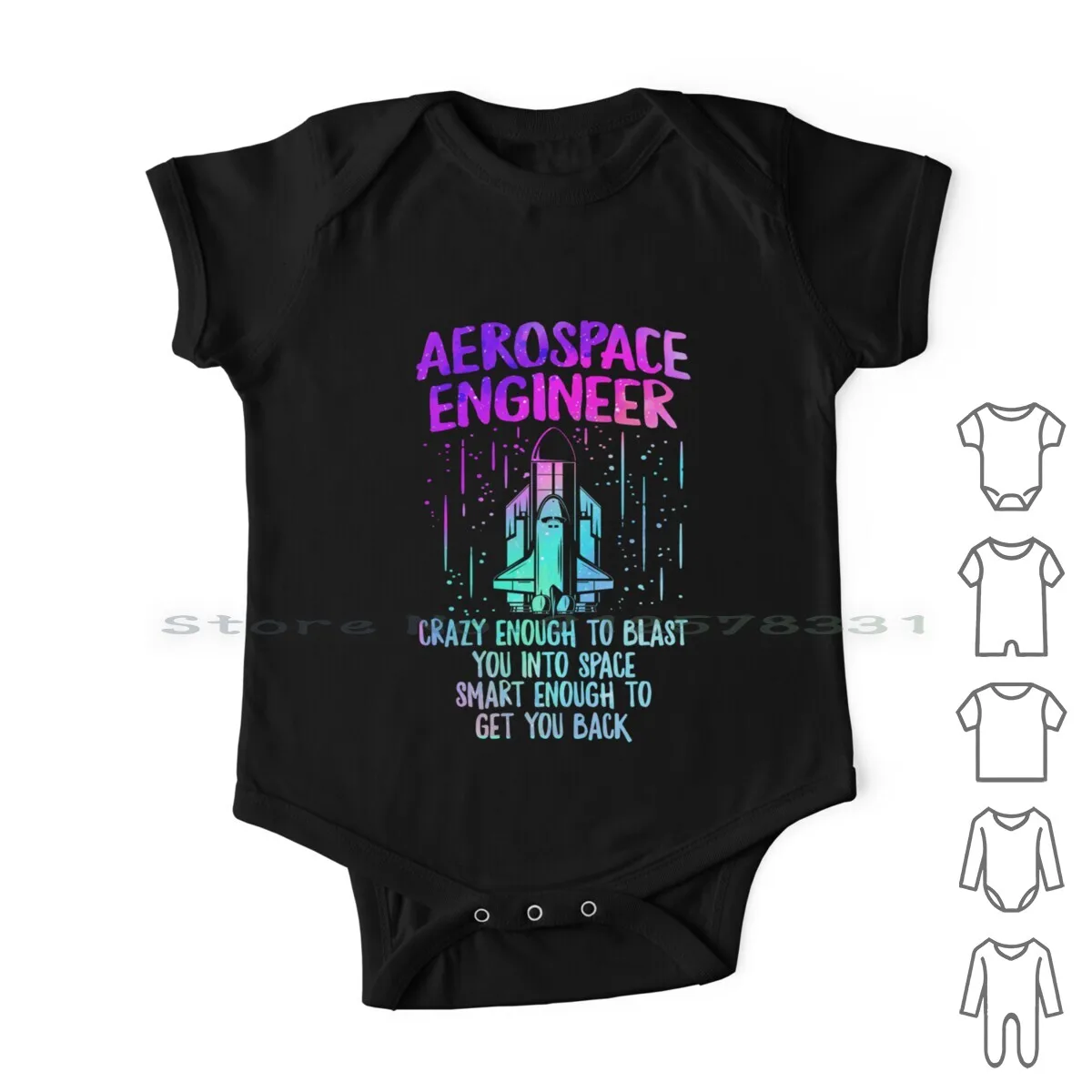 

Aerospace Engineer , Crazy Enough To Blast You Into Space Smart Enough To Get You Back T-Shirt , Rocket Scientist , Aerospace