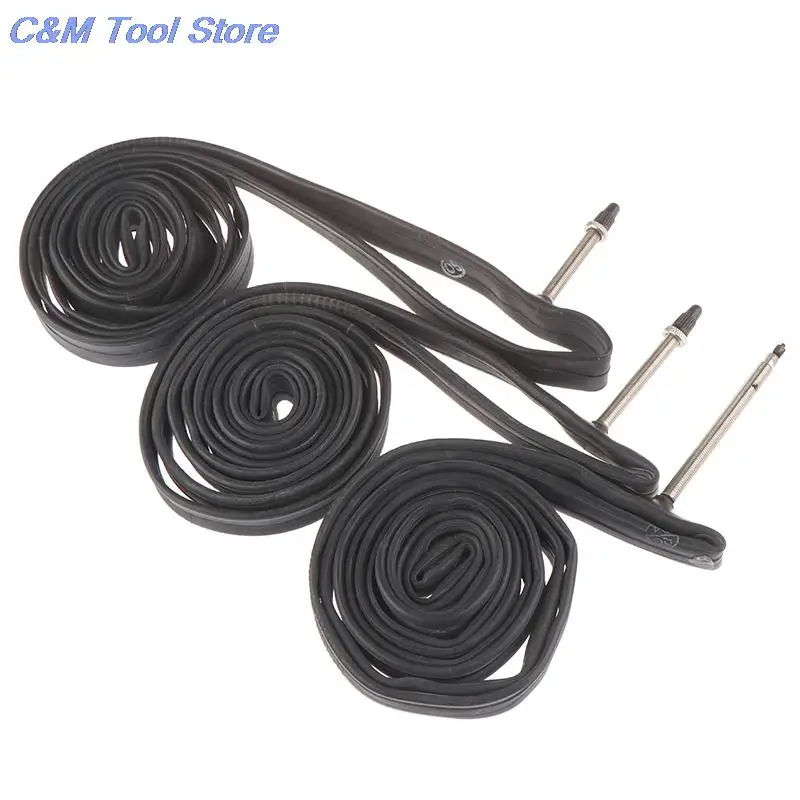 Valve Road Cycling Bicycle Bike Inner Tube Wheel Tire Rubber 700*23C Presta Repair Strip Tool Kit |
