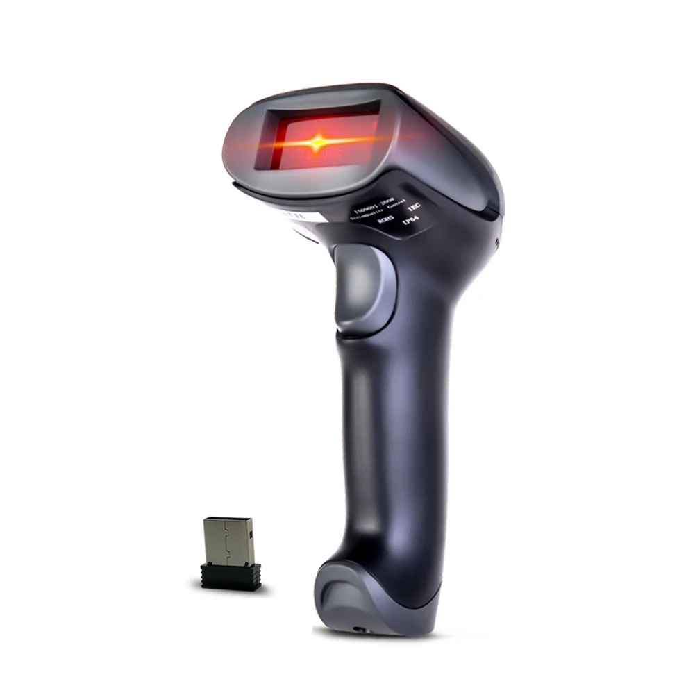 

Handheld Bar Code Wireless Long Range Supermarket Cordless High Scaned Speed Barcode Scanner Reader For POS And Inventory