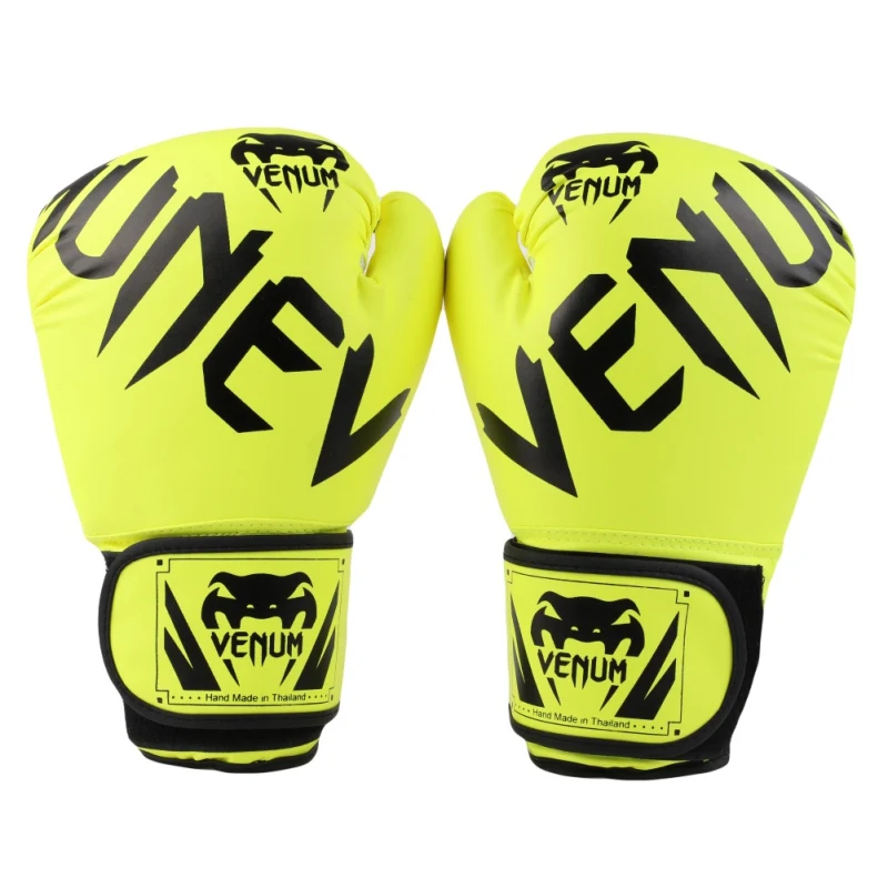 

Adults unisex Boxing Gloves PU Leather MMA Muay Thai Boxer Sparring Mitts Sanda Kickboxing Training Gloves