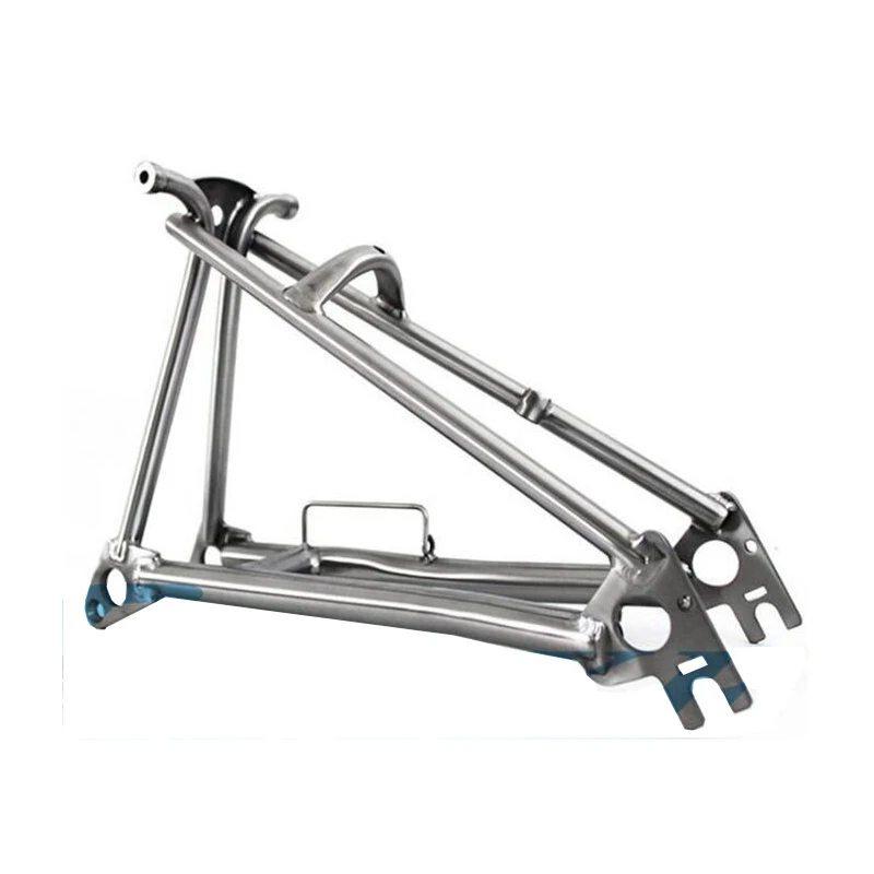 Aceoffix велосипедная Рама для Brompton велосипедная передняя вилка из титанового сплава Задняя рама