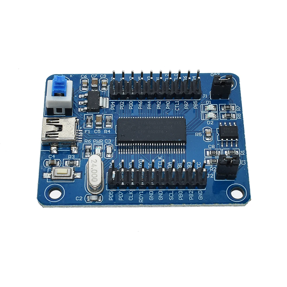 Официальная Женская материнская плата USB FX2LP CY7C68013A макетная логический