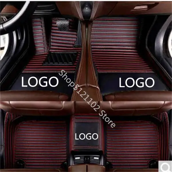 FOR Toyota Tacoma- luxury custom car mat 8 colors - Название цвета: Black red