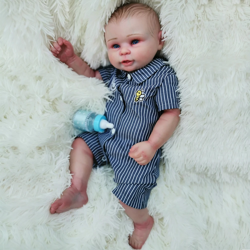 Otarddolls Новое поступление 20 дюймов полный кремний тело Reborn Baby Doll Ванна Bonecas игрушка милая Реалистичная игрушка для девочек подарок на день рождения
