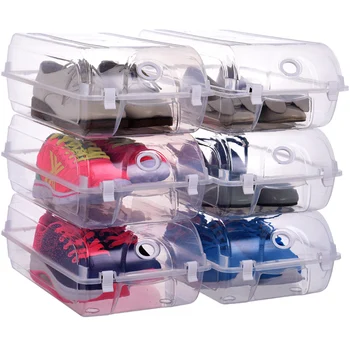 

Endable 20 Shoe Box Transparent Single Household Plastic Simple Shoes To Collect The Godware Finishing Box Shoe Cabinet Shoes
