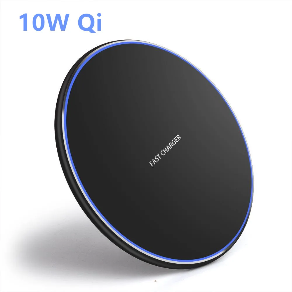 

10W Fast Qi Wireless Charger For iPhone 8 Plus X XS MAX XR Wireless Charging Pad For LG V30 V30S V35 V40 V50 Wirless for Phone