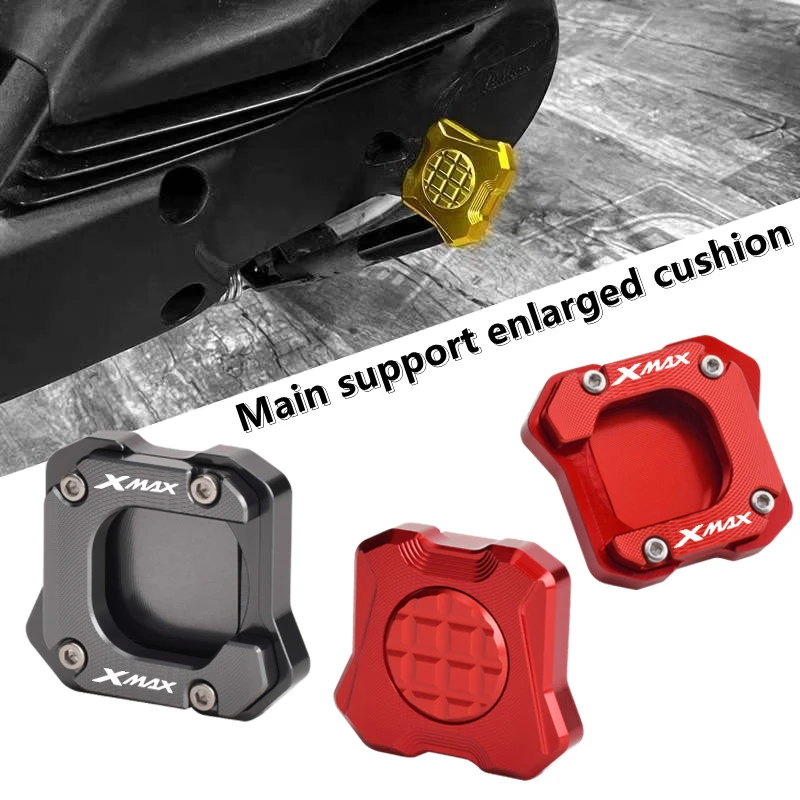 Accesorios para motocicleta, marco de soporte y ensanchado, alfombrilla antideslizante, almohadilla ampliadora, soporte lateral para YAMAHA XMAX 125, 250, 300, 400|Cubiertas y - AliExpress