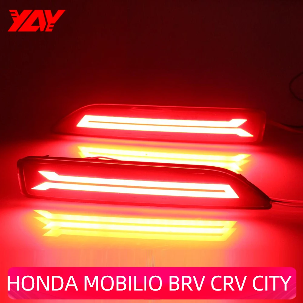 Автомобильный мигающий 2 шт. светодиодный фонарь отражатель задний