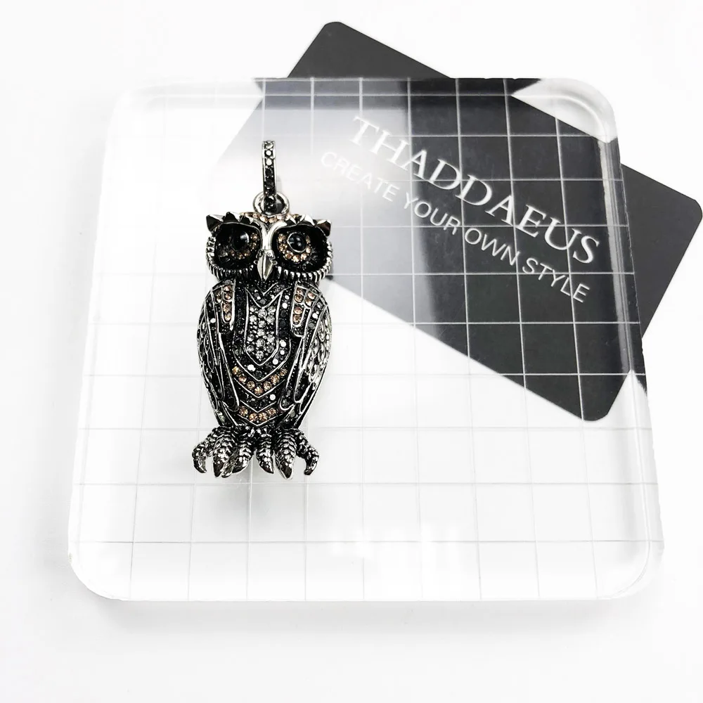 Подвеска Сова, новинка, модное ювелирное изделие Thomas Bijoux 925 пробы, серебряные аксессуары, милый подарок для Ts Soul Woman