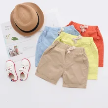 Katofely2018 Летний стиль детская одежда для мальчиков детские однотонные хлопковые повседневные шорты Популярные брюки