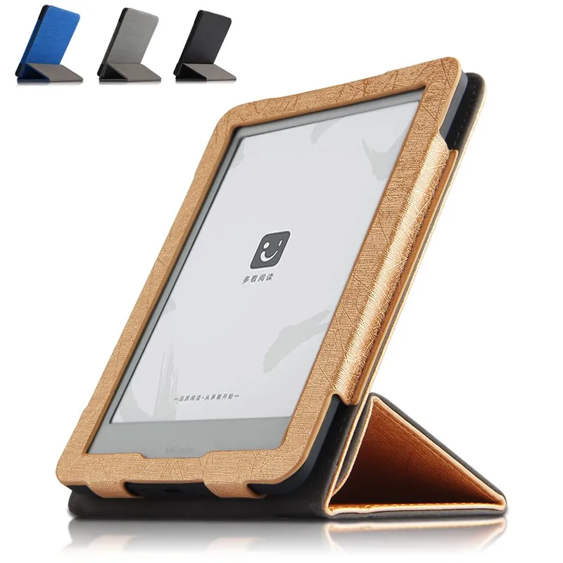Смарт-защитный чехол для Xiaomi MiReader электронная книга 6 ''Магнитный кожаный