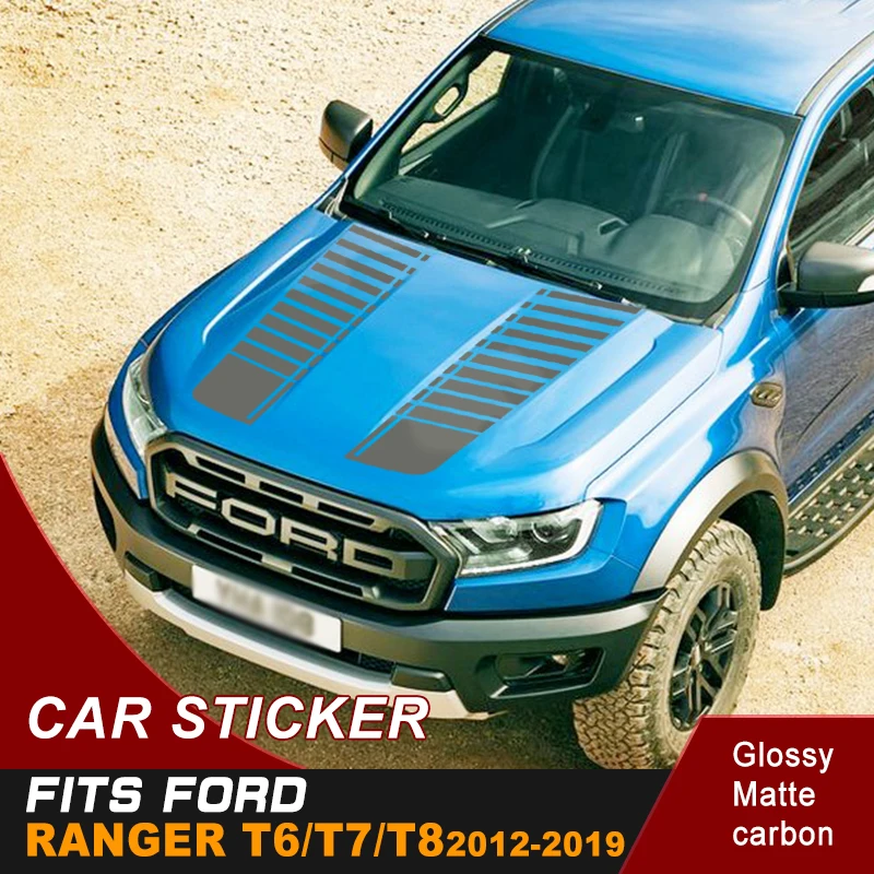 Autocollants de voiture en vinyle pour Ford Ranger T6/T7/T8 2015 2016 2017 2018 2019