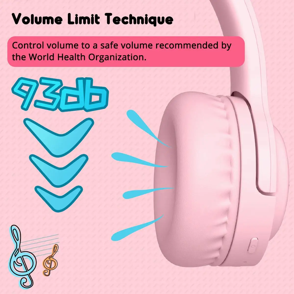 2019 Cute Carton dog 3 5mm in ear Stereo Earbuds Earphones with mic Earphone Case for Kids Girls Kid MP3 4 colors