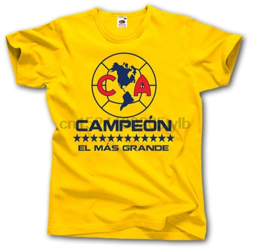 CLUB AMERICA DE MEXICO 12 CAMPEON T-SHIRT S-XXXL EL MAS GRANDE CAMISETA FOOTBALL |