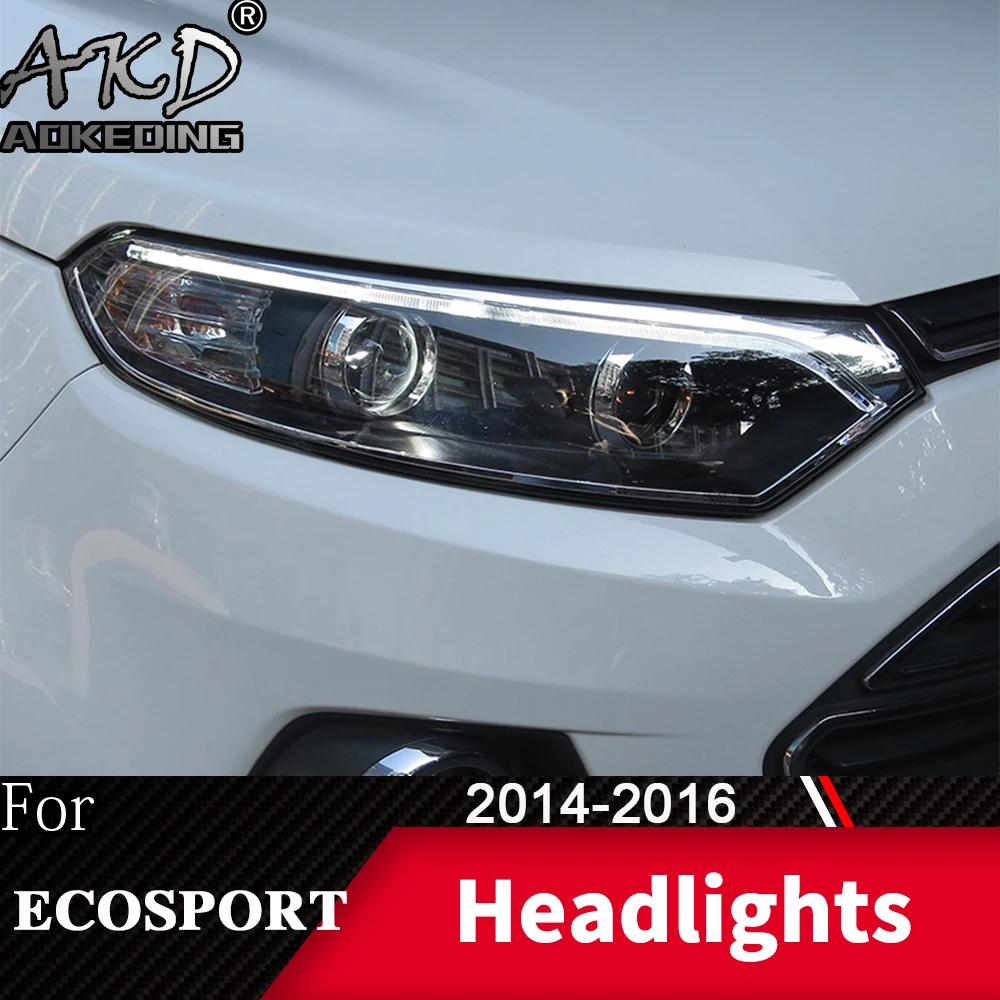 Фара для автомобиля Ford Ecosport- Ecospro головной светильник s противотуманный светильник s дневной ходовой светильник DRL H7 светодиодный Биксеноновая лампа автомобильные аксессуары