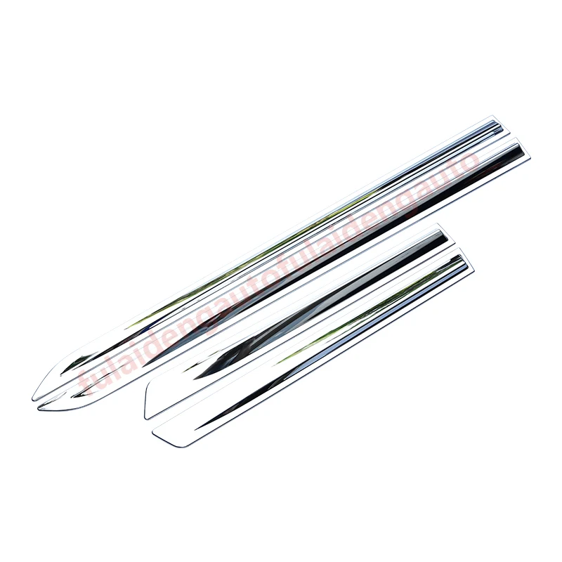 4pcs For Infiniti QX50 ABS Chrome Side Door Body Bottom Molding Cover Trim Car Styling Accessories