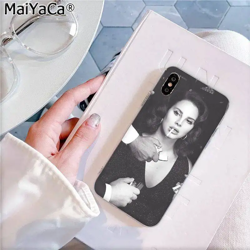 MaiYaCa Сексуальная Певица модель Лана Дель Рей Мона Лиза DIY красивый чехол для телефона для Apple iphone 11 pro 8 7 66S Plus X XS MAX 5S SE XR