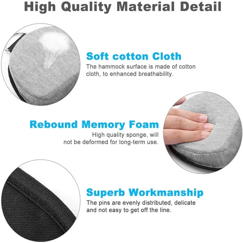 Ultimate Relaxation Hammock with Stand for Neck Pain Relief – Includes Complimentary Eye Mask