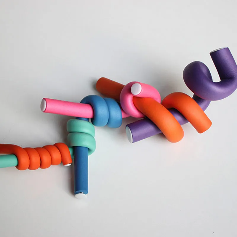 10 Pcs/Set Hair Curler Magic Air Hair Roller Curling Sticks Soft Foam Twist Flexi Rods DIY Styling Tool SANA889