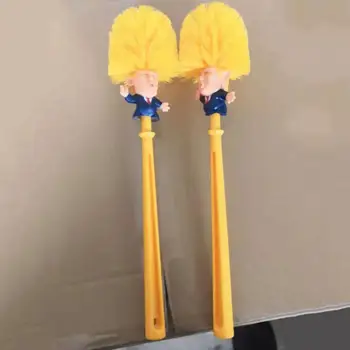 

Creative Donald Trump Toilet Brush Supplies Durable Cleaning Accessories Bathroom Borstel Escobilla Wc Toilet Wc Brush Hold E2F3