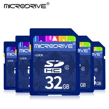 Cartão c10 128gb 64gb da memória do flash de sdxc sdhc do cartão de memória 16gb 32gb do sd de alta velocidade para a câmera