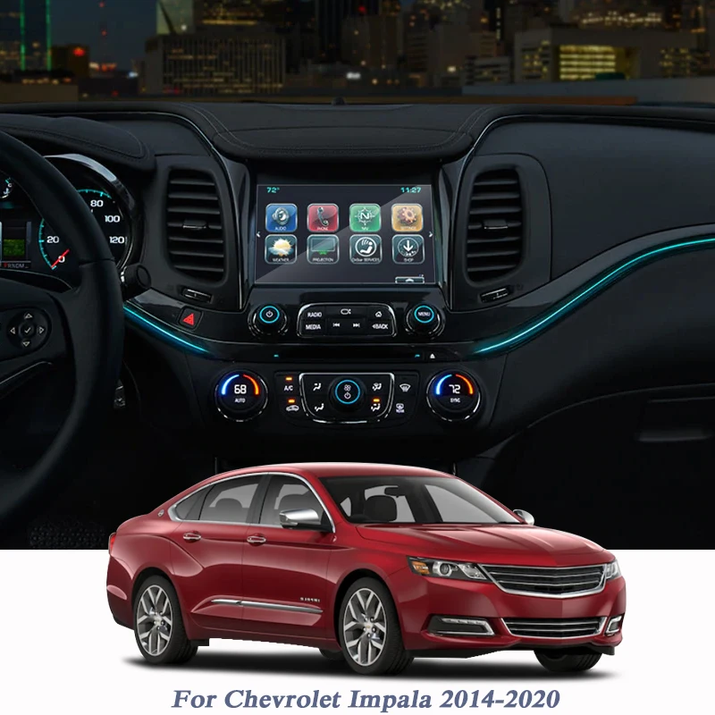 Fur Chevrolet Impala 2014 2020 Auto Styling Gps Navigation Bildschirm Glas Film Display Film Interne Zubehor Automotive Interior Stickers Aliexpress